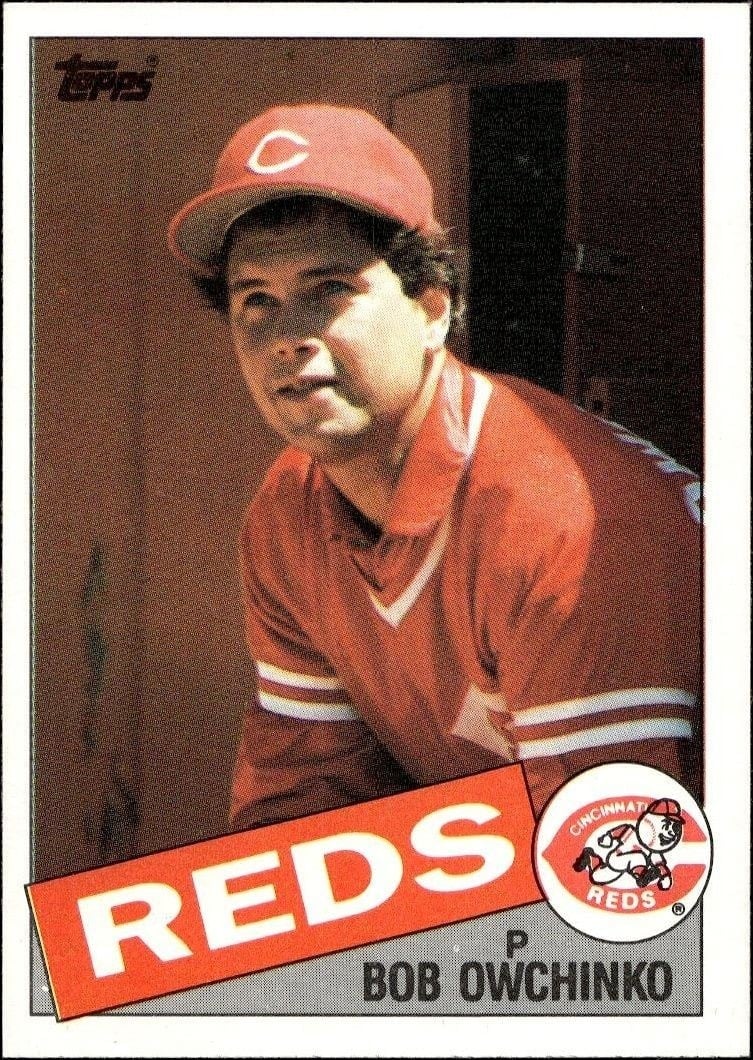 1985 Topps Bob Owchinko #752 trading card