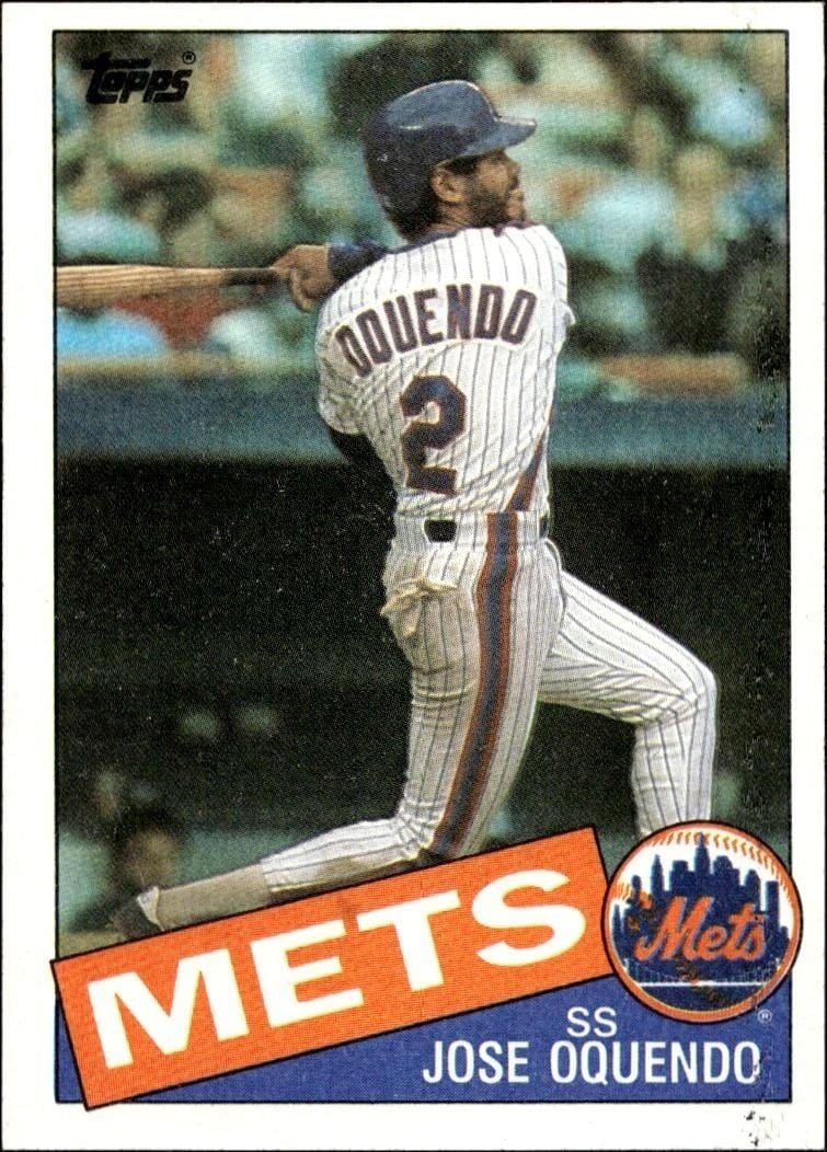1985 Topps Jose Oquendo #598 trading card