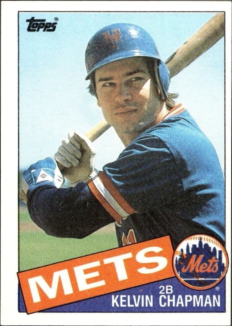 1985 Topps Kelvin Chapman #751 trading card