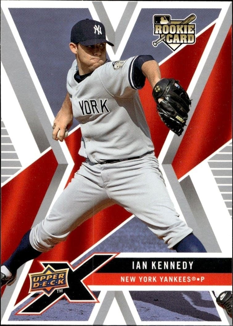 Ian Kennedy 2008 Upper Deck X #66 Baseball Trading Card - Front 2008 Upper Deck X Ian Kennedy #66 baseball trading card front