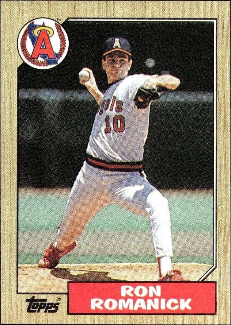 1987 Topps Ron Romanick #136 trading card