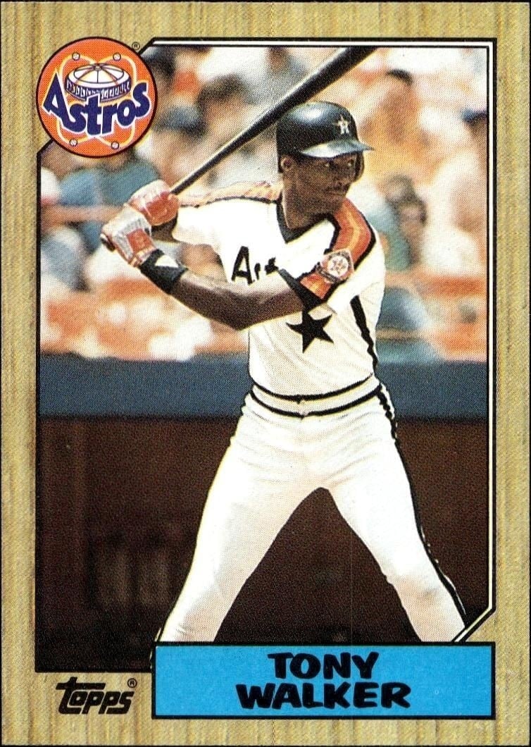 1987 Topps Tony Walker #24 trading card
