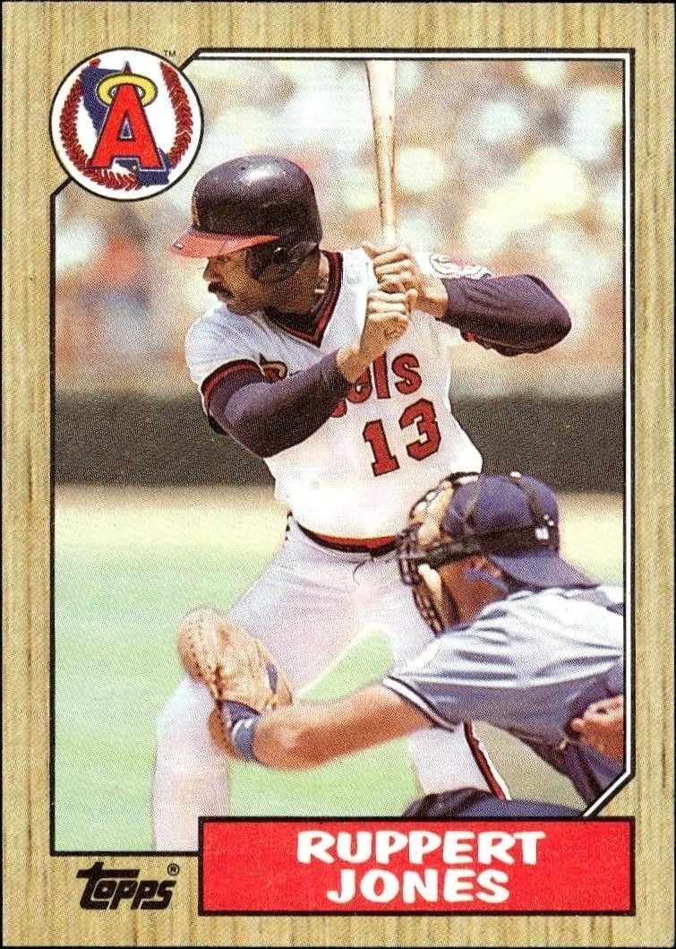 1987 Topps Ruppert Jones #53 trading card