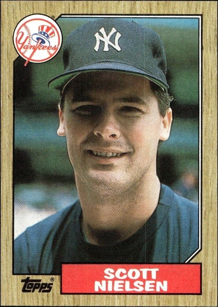 1987 Topps Scott Nielsen #57 trading card