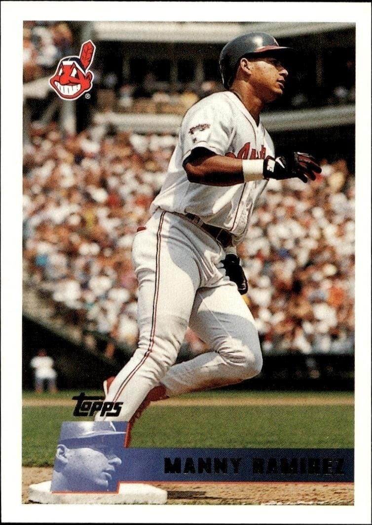 1996 Topps Series 2 Manny Ramirez #400 trading card