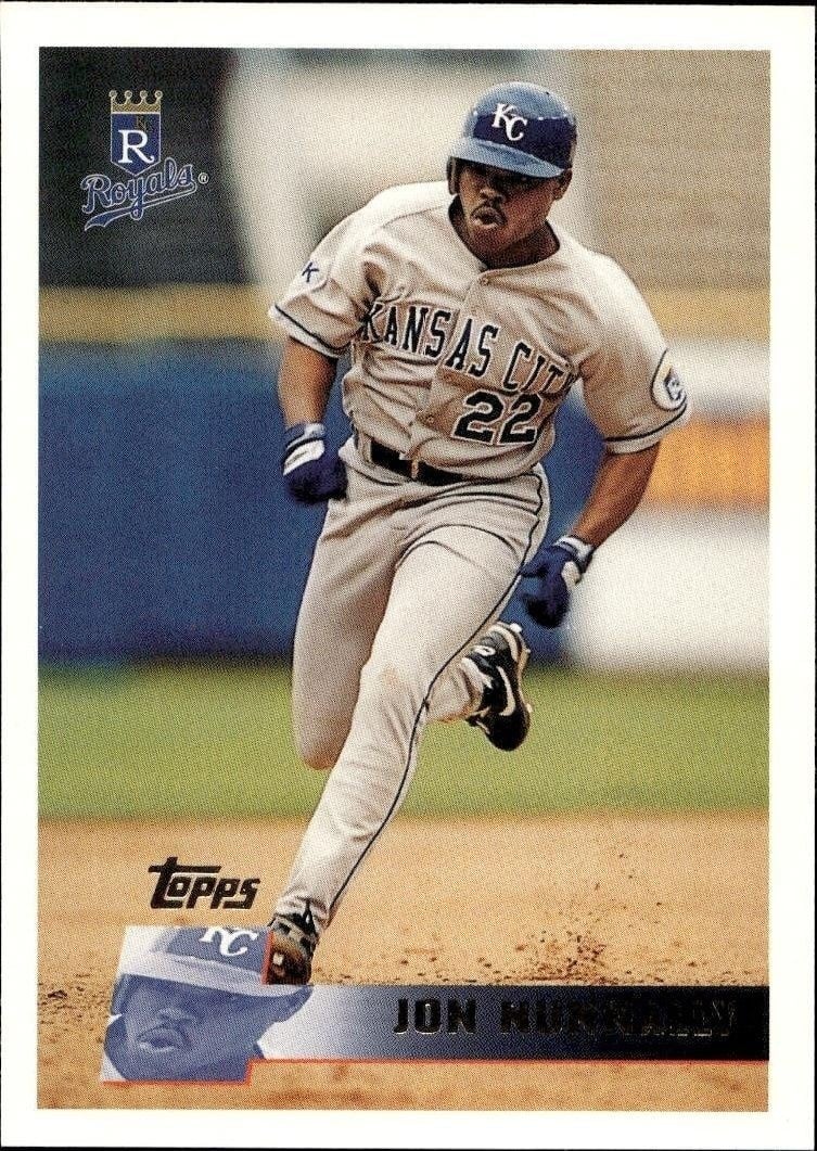 1996 Topps Series 1 Jon Nunnally #137 trading card