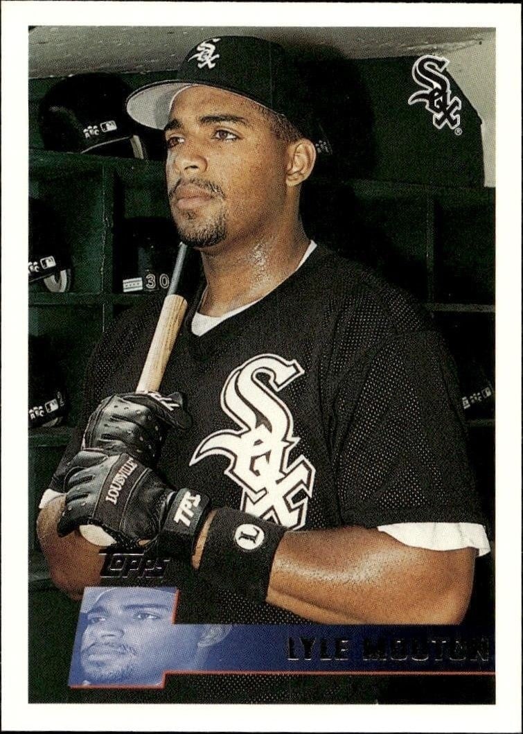 1996 Topps Series 1 Lyle Mouton #119 trading card