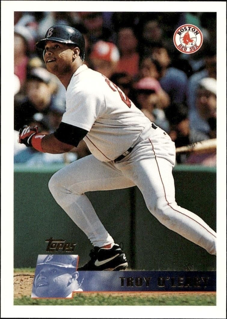 1996 Topps Series 1 Troy O'Leary #91 trading card