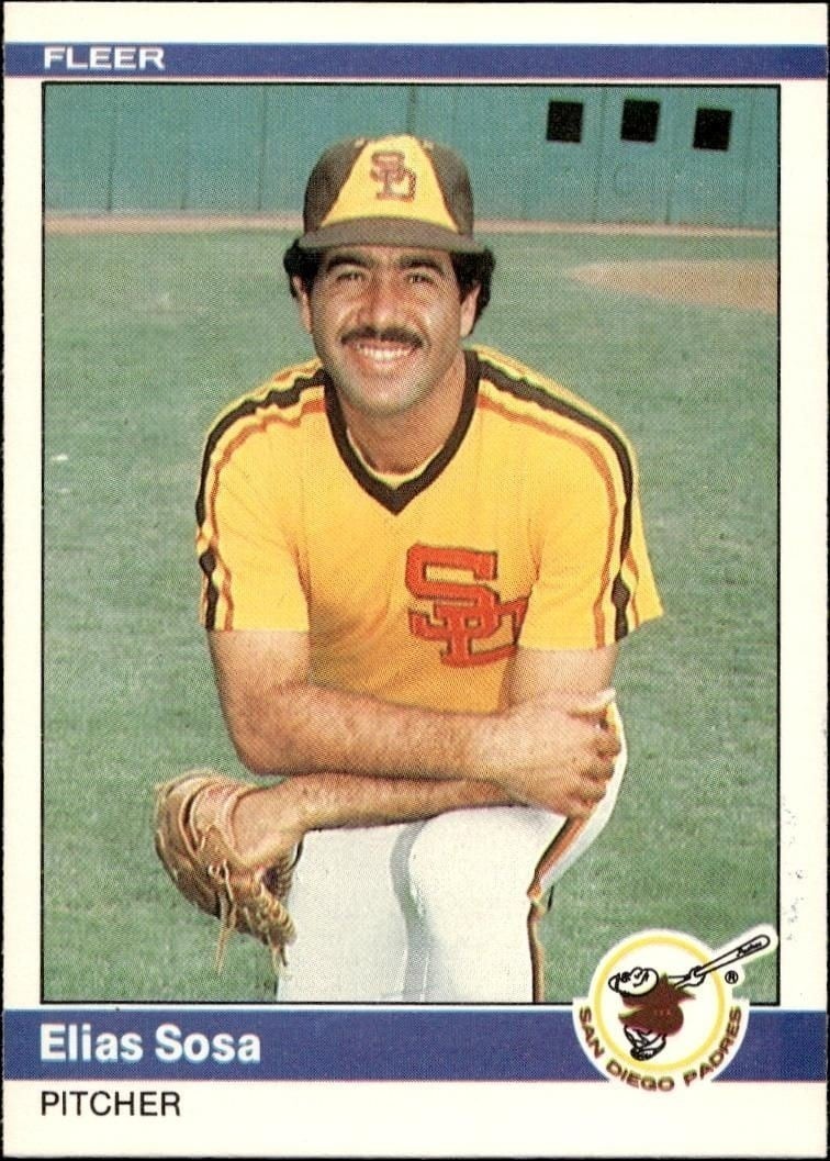 1984 Fleer Elias Sosa #313 trading card