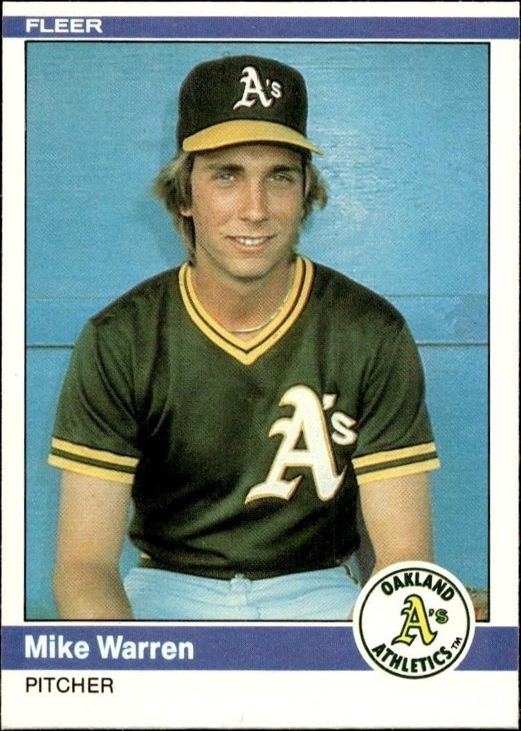 1984 Fleer Mike Warren #461 trading card