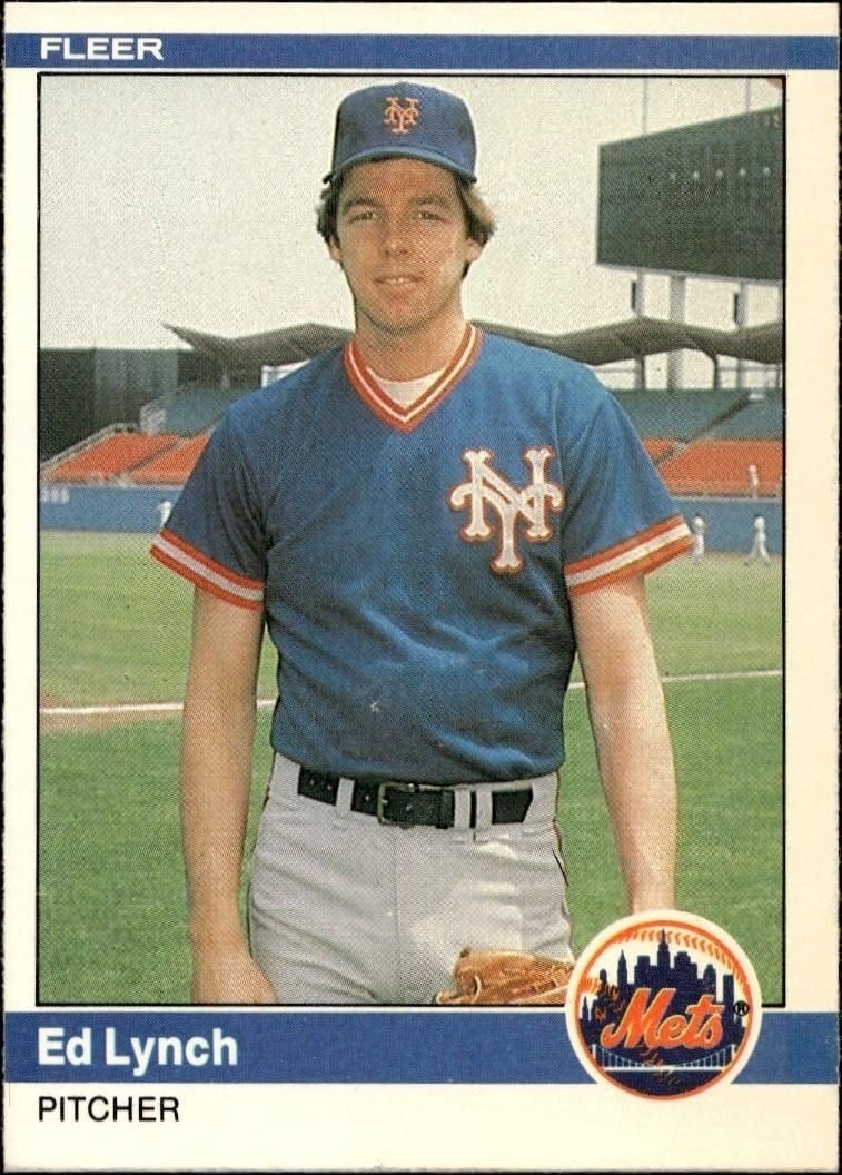 1984 Fleer Ed Lynch #591 trading card