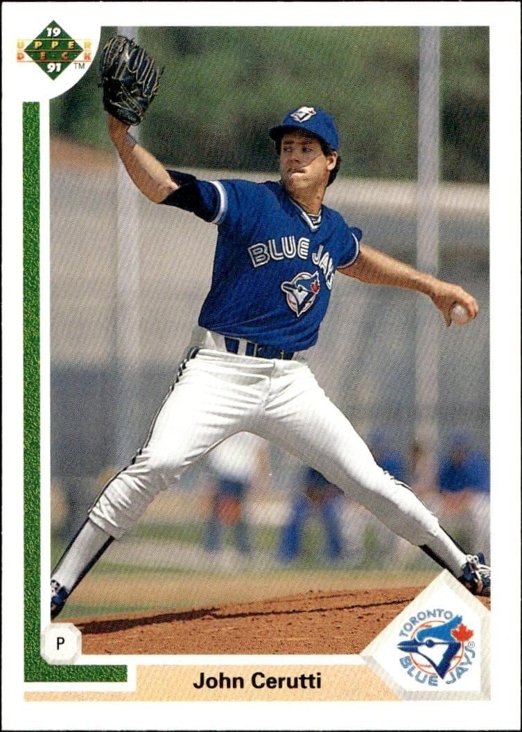 1991 Upper-Deck Low Number John Cerutti #585 trading card