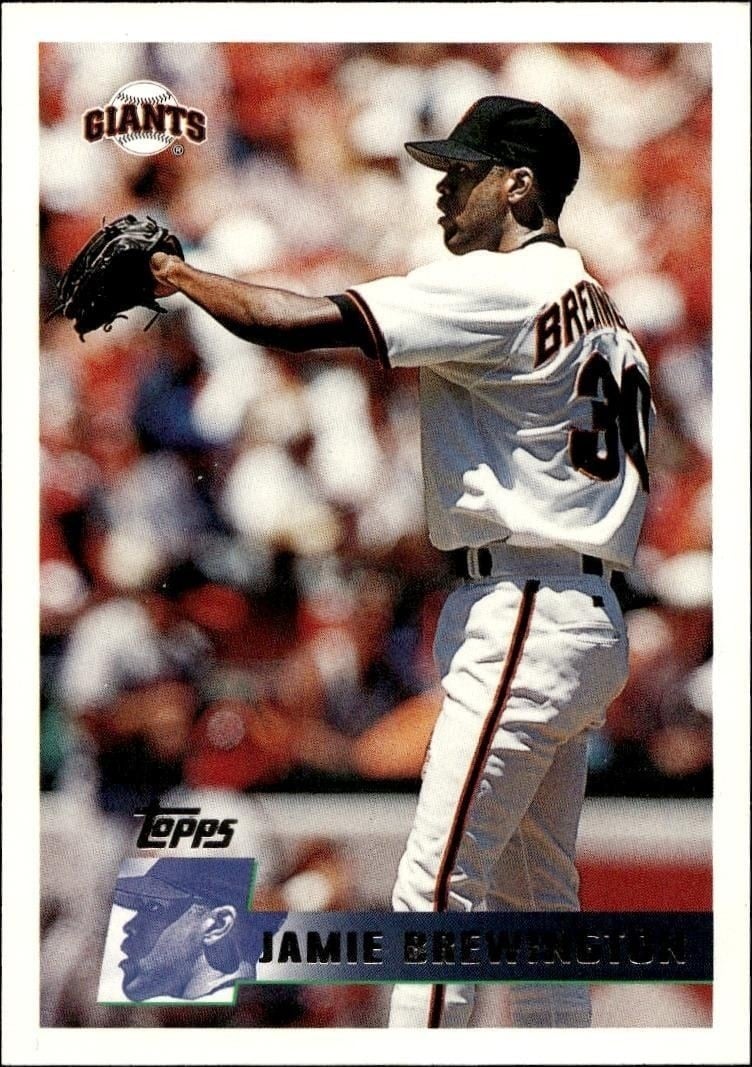 1996 Topps Series 2 Jamie Brewington #331 trading card