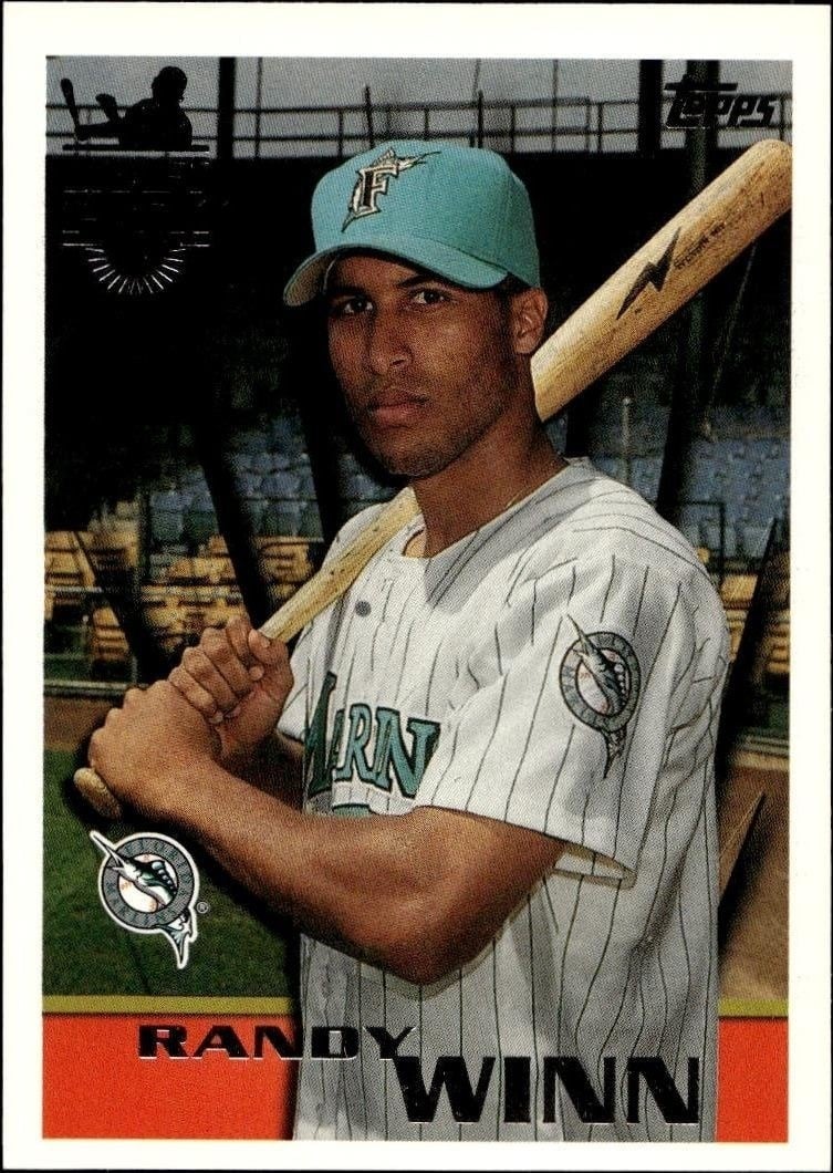 1996 Topps Series 2 Randy Winn #235 trading card