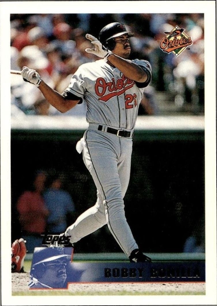 1996 Topps Bobby Bonilla #329 trading card