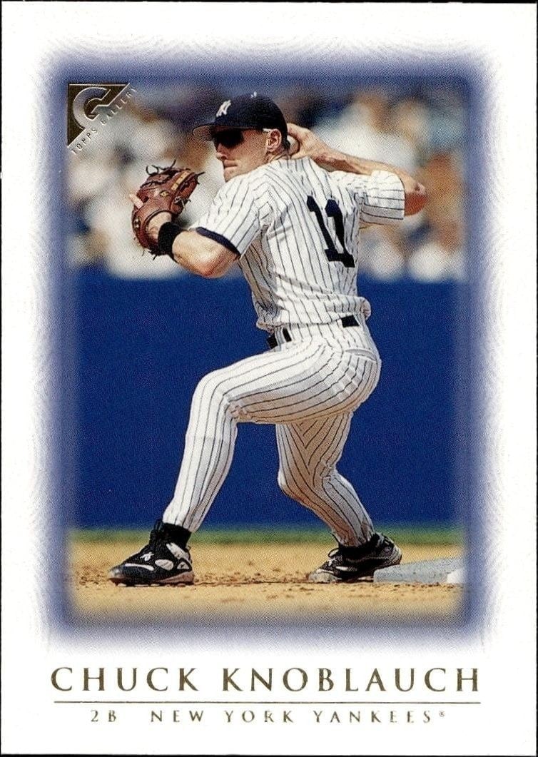 1999 Topps Gallery Chuck Knoblauch #30 trading card