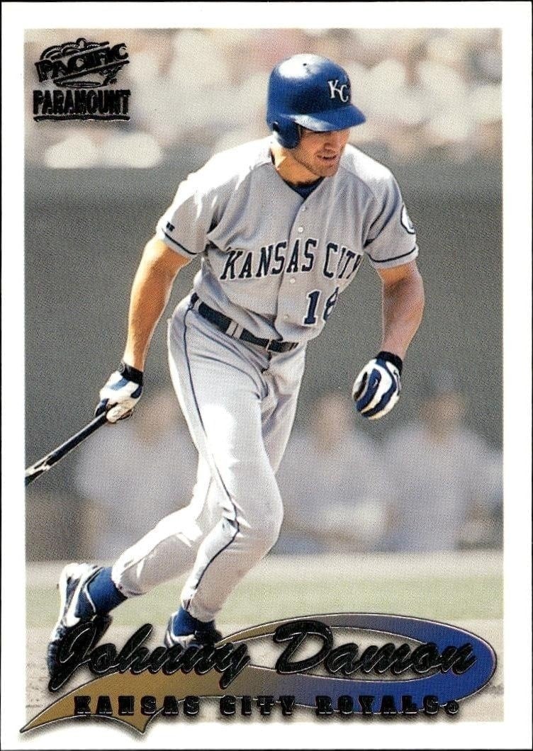 1999 Pacific Paramount Johnny Damon #109 trading card
