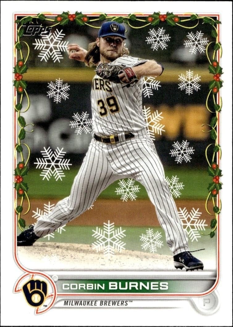 2022 Topps Holiday Corbin Burnes #HW165 trading card