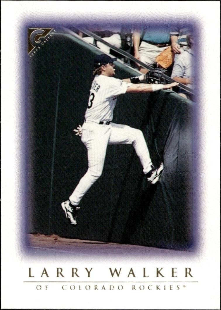 1999 Topps Gallery Larry Walker #4 trading card