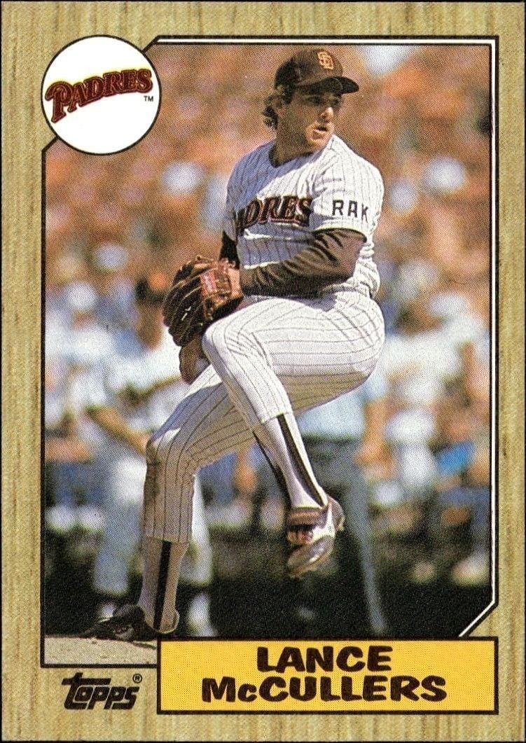 1987 Topps Lance McCullers #559 trading card