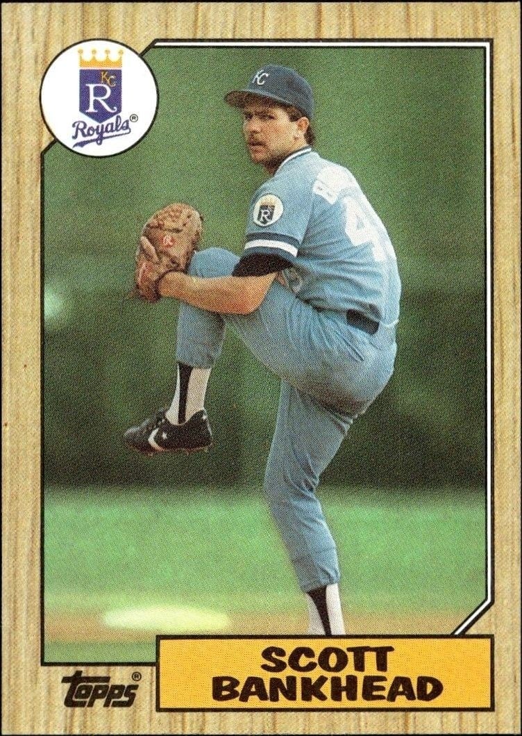 1987 Topps Scott Bankhead #508 trading card