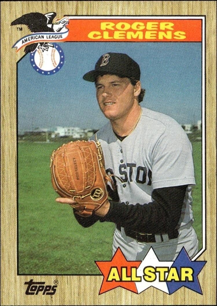 1987 Topps Roger Clemens #614 trading card