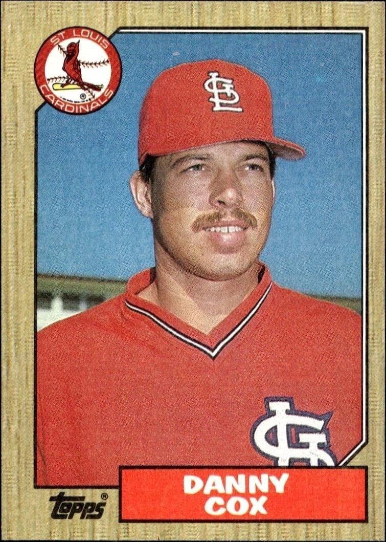 1987 Topps Danny Cox #621 trading card
