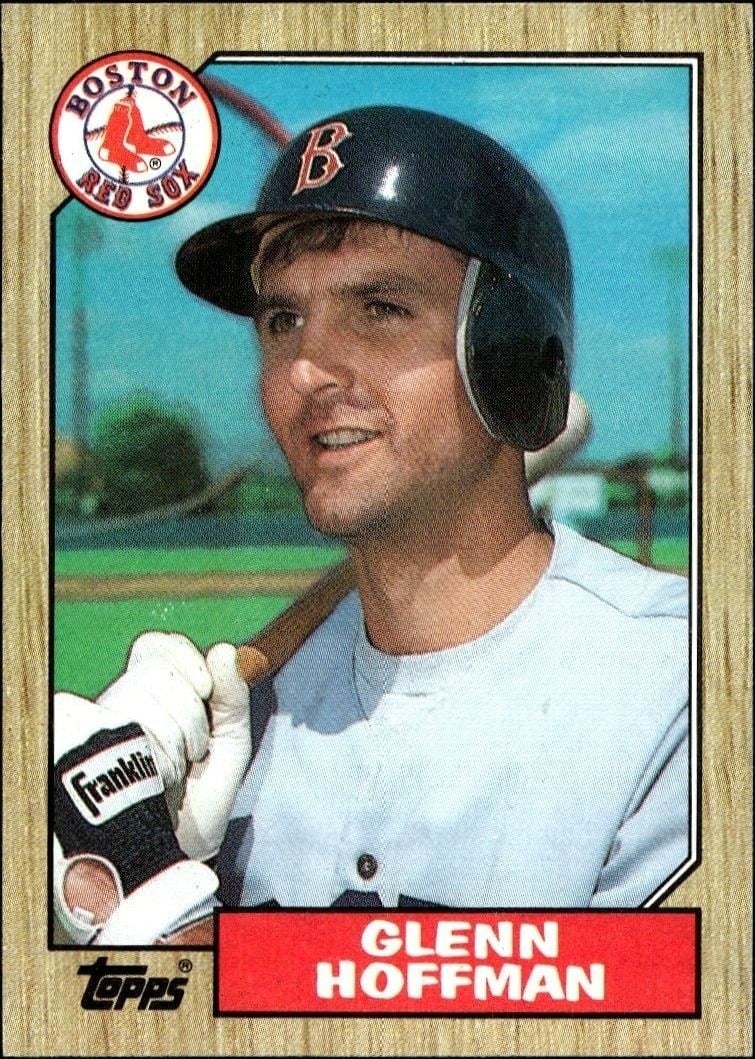 1987 Topps Glenn Hoffman #374 trading card