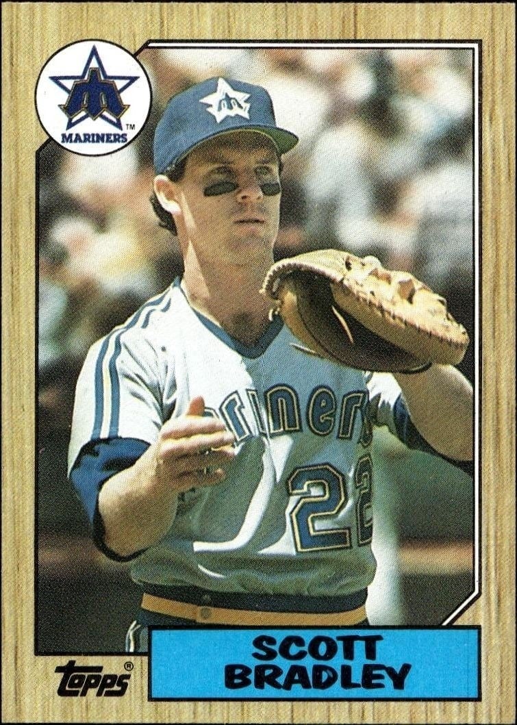 1987 Topps Scott Bradley #376 trading card