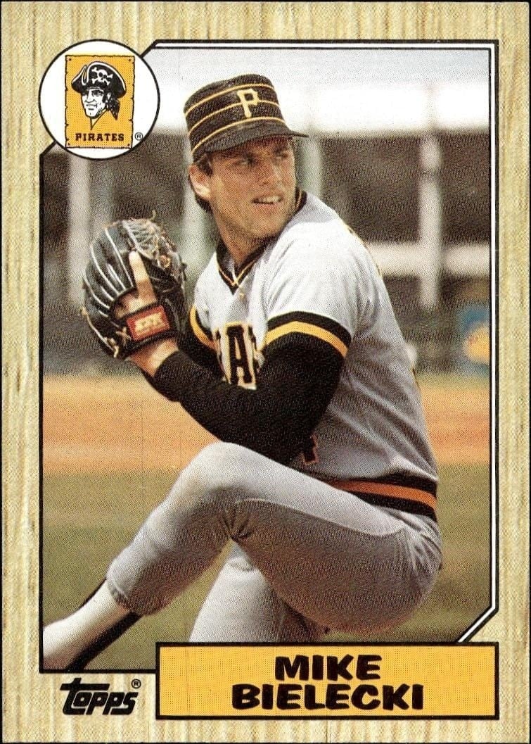 1987 Topps Mike Bielecki #394 trading card