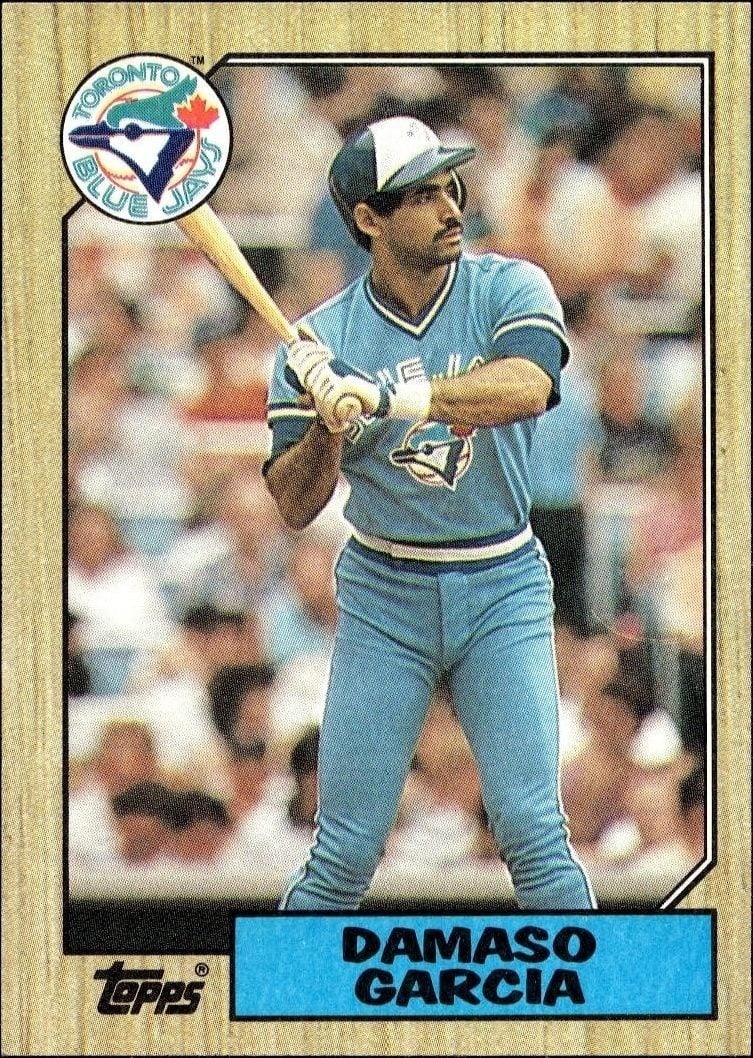 1987 Topps Damaso Garcia #395 trading card
