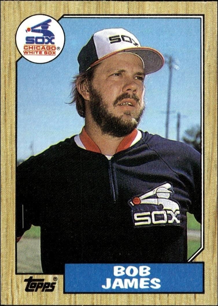 1987 Topps Bob James #342 trading card