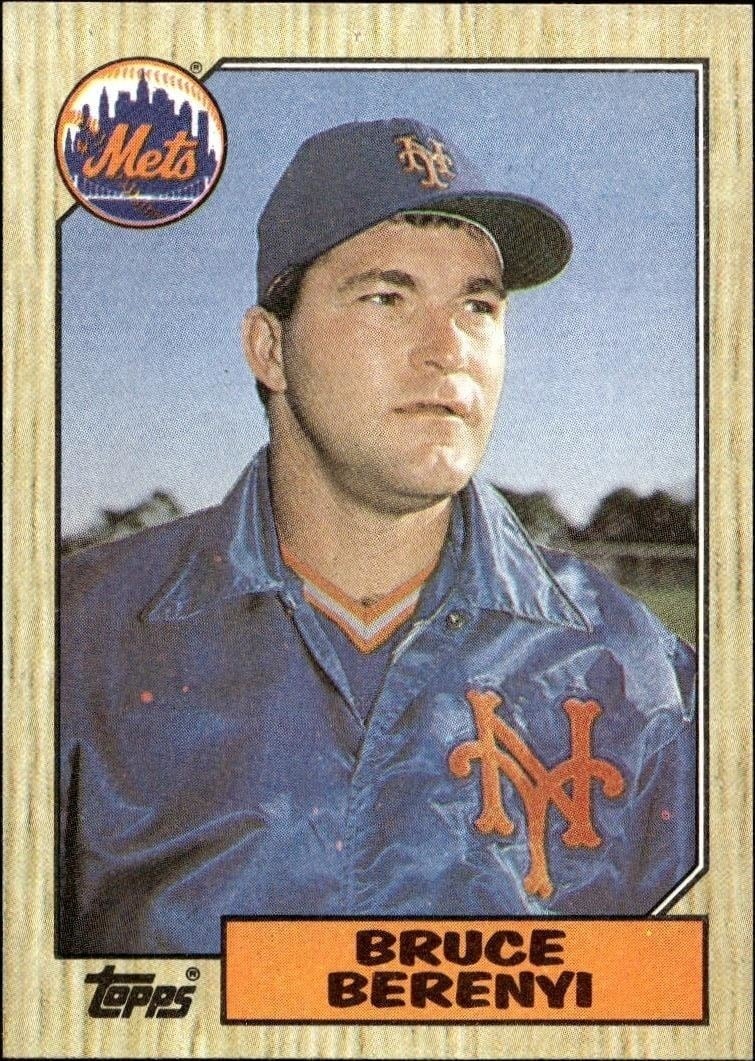 1987 Topps Bruce Berenyi #582 trading card