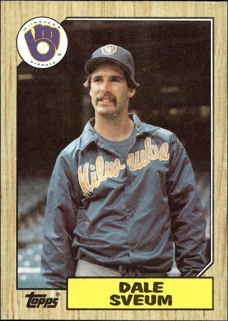 1987 Topps Dale Sveum #327 trading card
