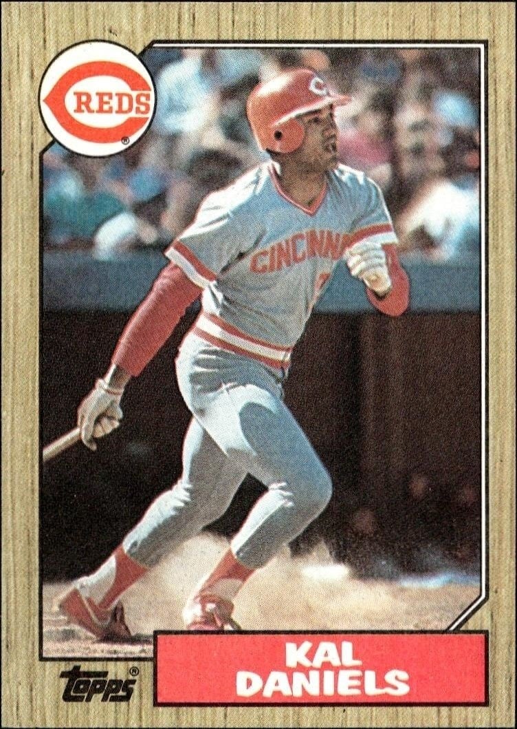 1987 Topps Kal Daniels #466 trading card
