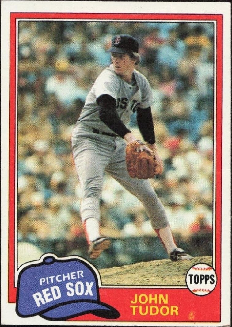 1981 Topps John Tudor #14 baseball trading card front