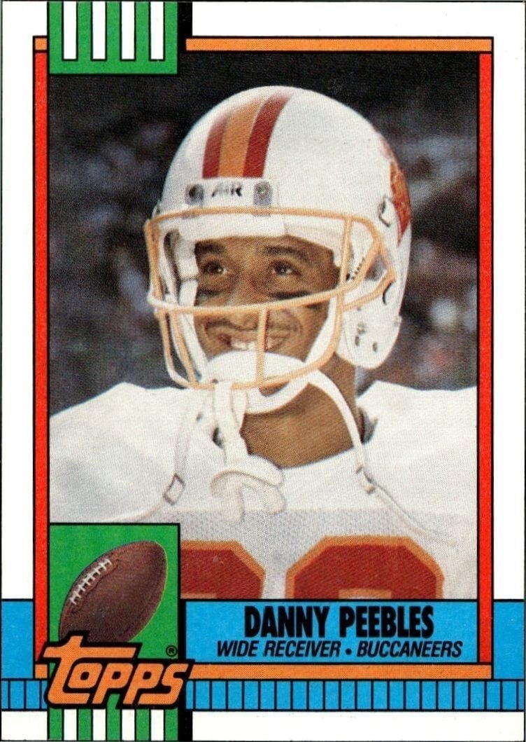 1990 Topps Danny Peebles #401 trading card