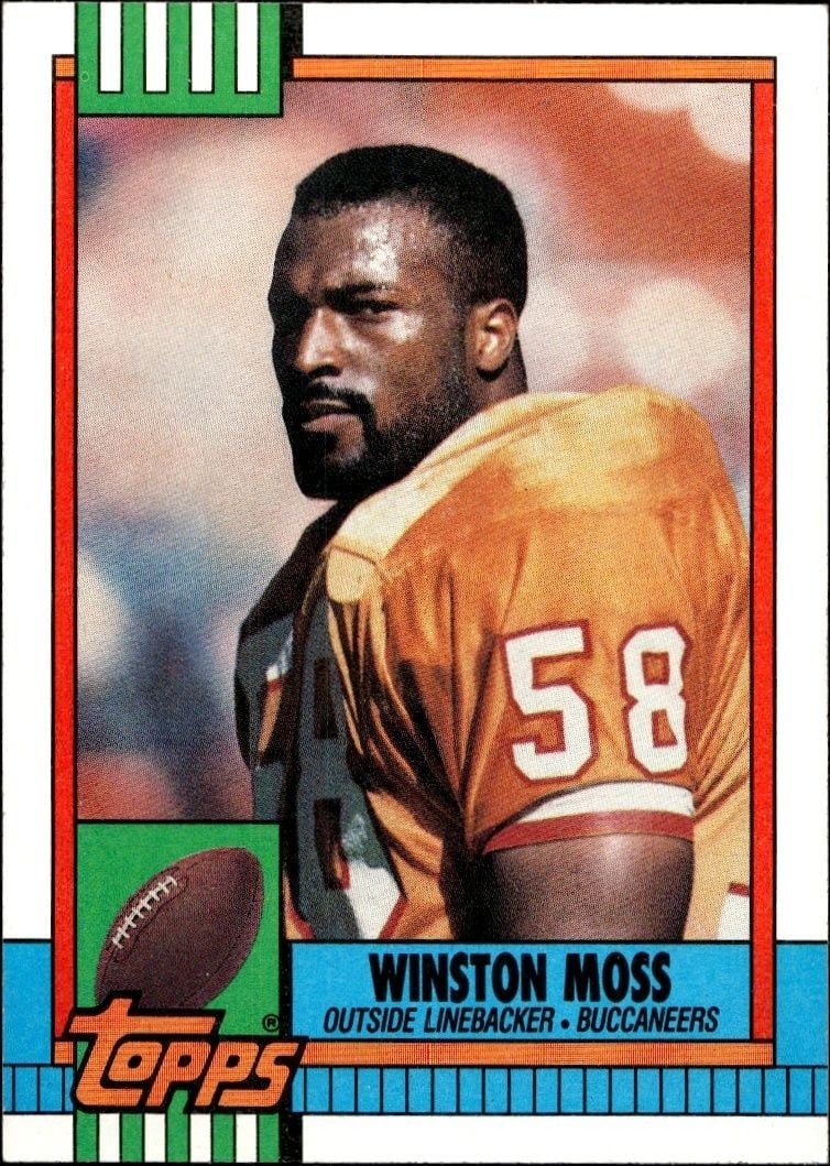 1990 Topps Winston Moss #415 trading card