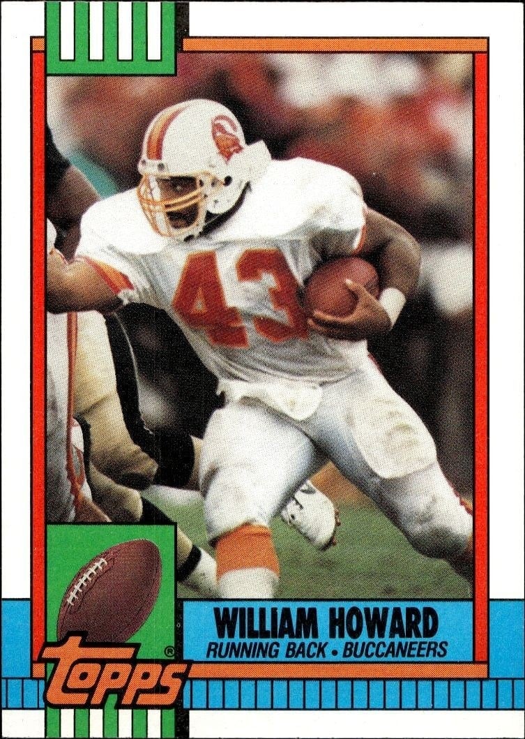 1990 Topps William Howard #414 trading card