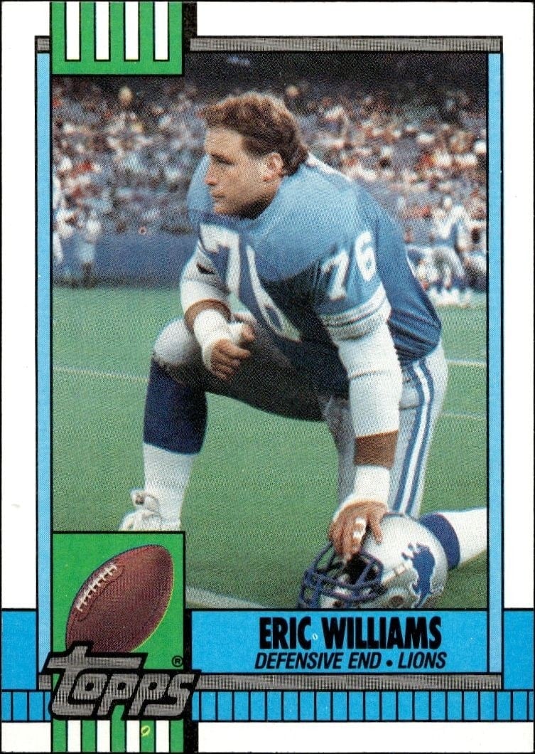 1990 Topps Eric Williams #357 trading card