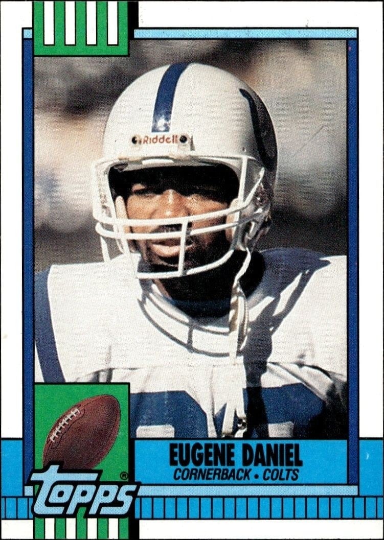 1990 Topps Eugene Daniel #313 trading card