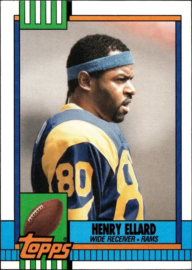 1990 Topps Henry Ellard #72 trading card