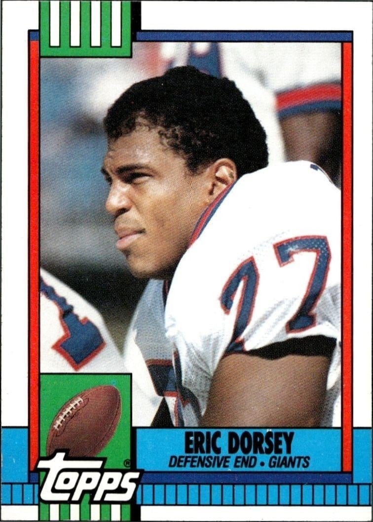 1990 Topps Eric Dorsey #58 trading card