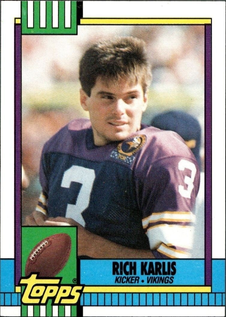 1990 Topps Rich Karlis #116 trading card