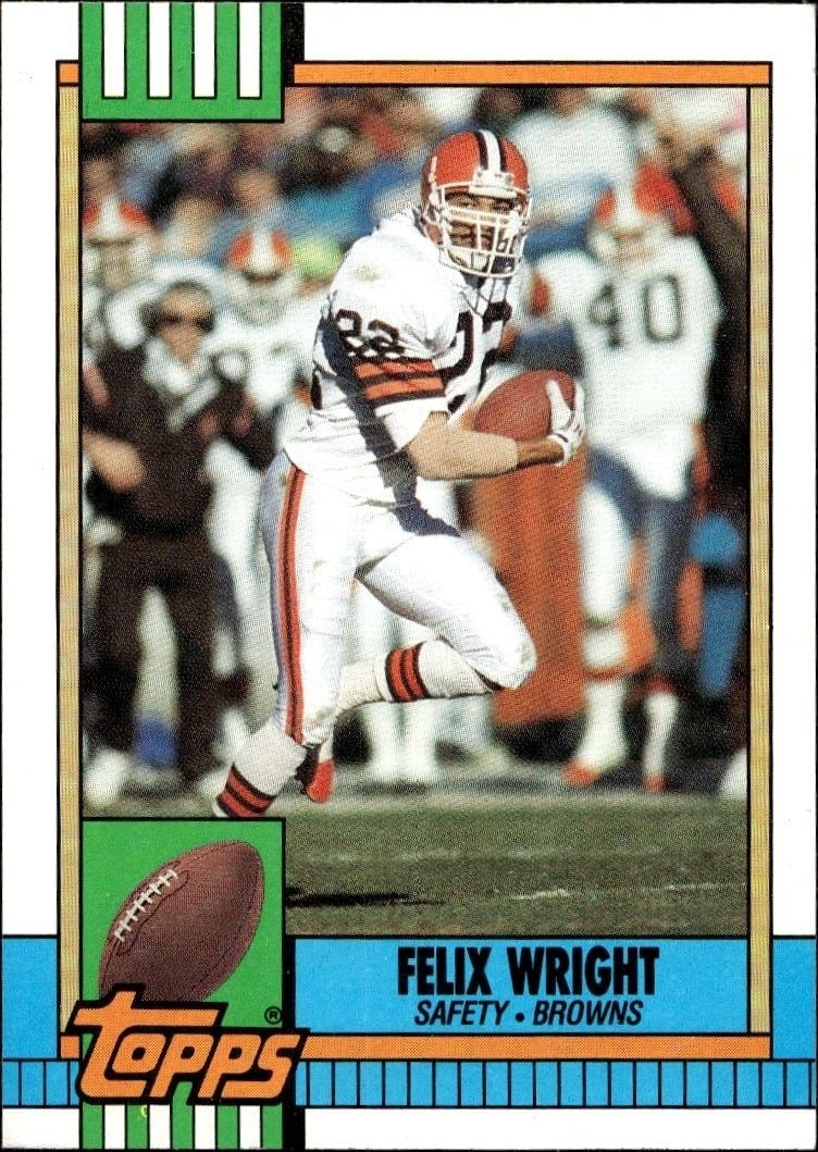 1990 Topps Felix Wright #169 trading card