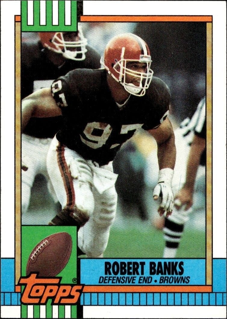 1990 Topps Robert Banks #162 trading card