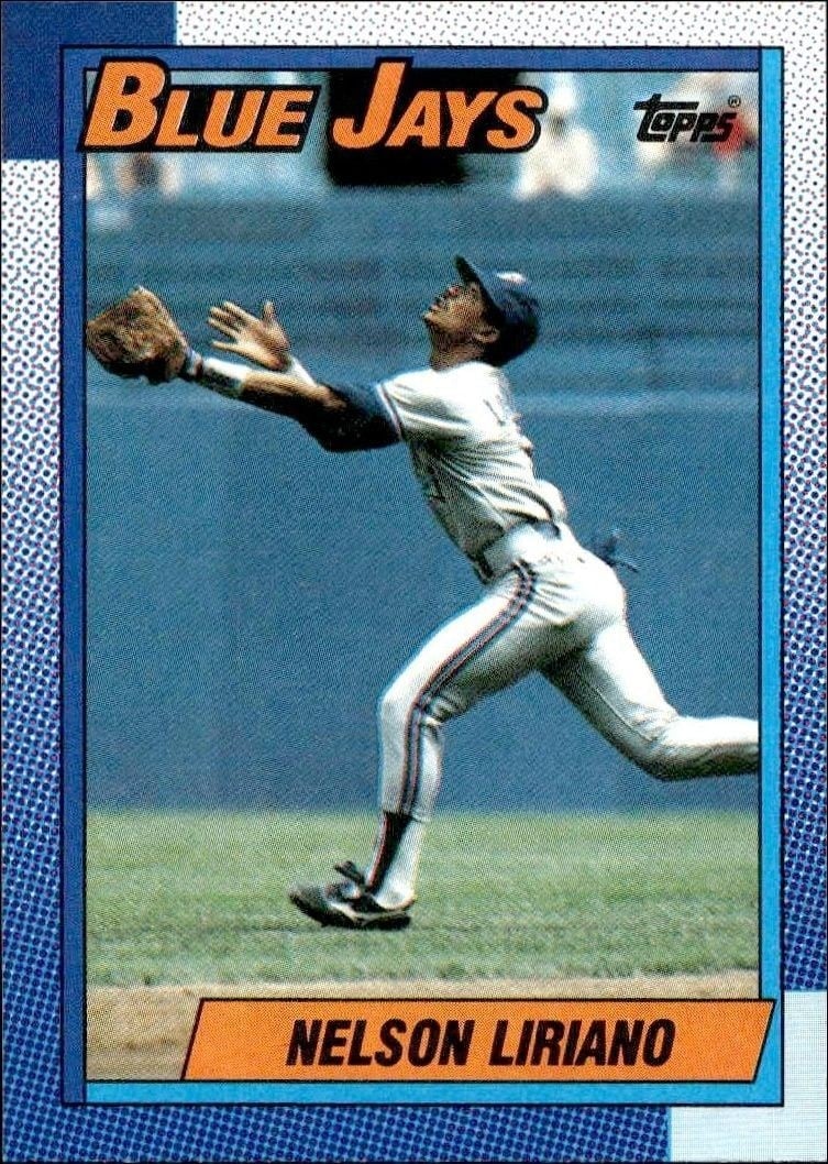 1990 Topps Nelson Liriano #543 trading card