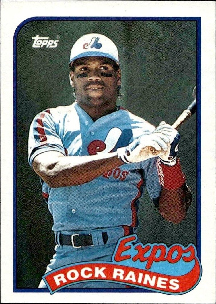 1989 Topps Rock Raines #560 trading card