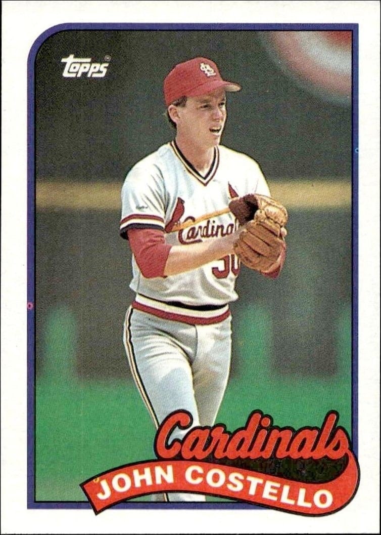 1989 Topps John Costello #184 trading card