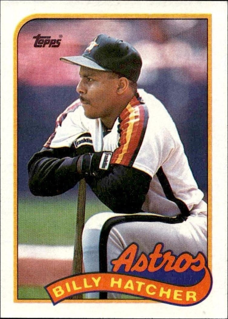1989 Topps Billy Hatcher #252 baseball trading card front